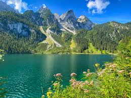 Desenhos de Vorderer Gosausee, Austria Jigsaw Puzzle para colorir