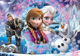 Desenhos de Wallpaper Disney Frozen Jigsaw Puzzle 2 para colorir