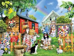 Wash Day Quilts Jigsaw Puzzle