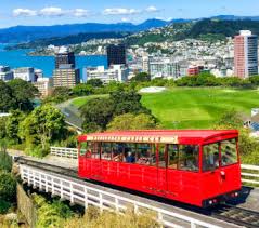 Desenhos de Wellington Cable Car Jigsaw Puzzle para colorir