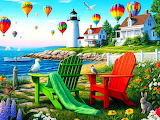Whimsical Seaside Jigsaw Puzzle