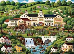 Desenhos de White House on Ranch Jigsaw Puzzle para colorir