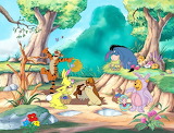 Desenhos de Winnie the Pooh Easter Jigsaw Puzzle para colorir