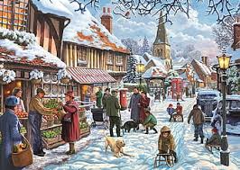 Winter in Town Jigsaw Puzzle 2