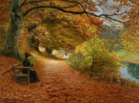 Wooded Path In Autumn Jigsaw Puzzle