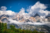 Desenhos de Wyoming’s Grand Tetons in Clouds Jigsaw Puzzle para colorir